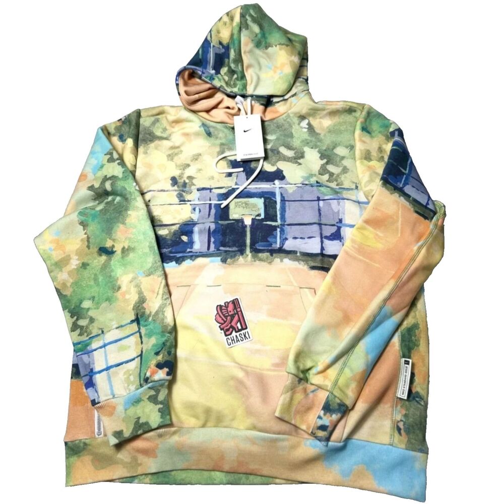 Nike Standard Issue Therma-FIT Pullover Basketball Hood Men Large HV3516-365 NEW
